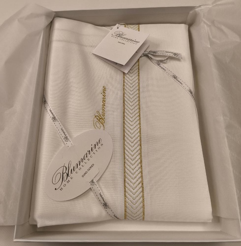 Скатерть Blumarine BISTROT 180х300 цвет белый gold Артикул: 94845 DolceNoce фото 4