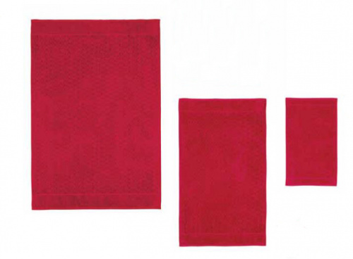 Набор полотенец K3 Kenzo LOGO (col.56) red 5 штук Артикул: 70602 DolceNoce фото 2