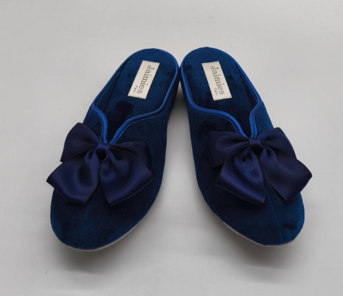 Тапочки Jaimies NATHALIE mule classic blue синие фото 2