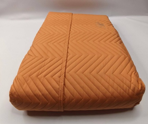 Покрывало Blumarine STILE BLU 270х270 оранжевое 40 papaya Артикул: 93721 DolceNoce фото 4