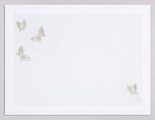 Набор салфеток Serenk JAPONESE BUTTERFLY 40х40 белые комплект 6 штук
