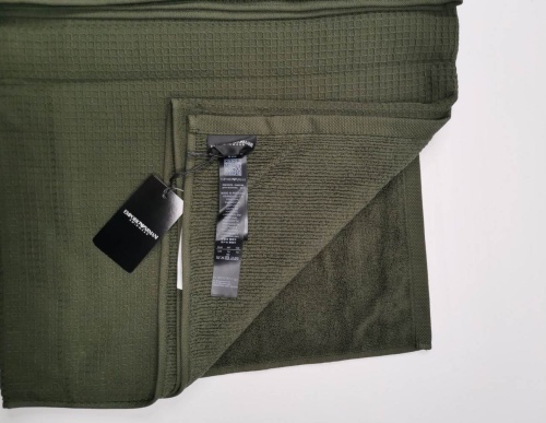 Полотенце Emporio Armani MARE military green хаки 100x170 Артикул: 70226 DolceNoce фото 2