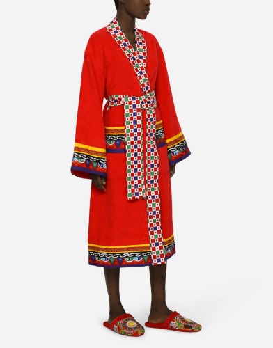 Халат Dolce & Gabbana CARRETTO red красный фото 6