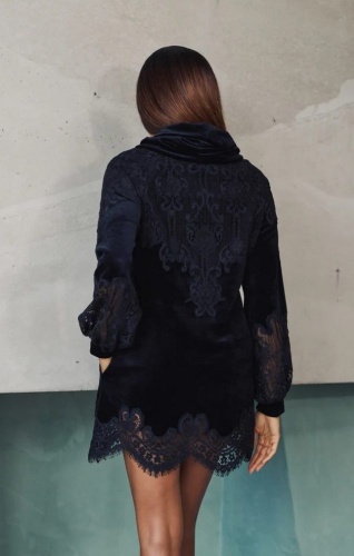 Туника женская Marjolaine BRANDA 5BRA0503 004 noir черная фото 2