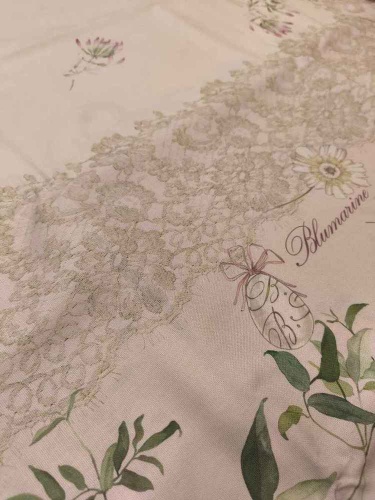 Скатерть Blumarine L`ULIVO 170х270 цвет 02 powder pink розовая Артикул: 94179 DolceNoce фото 3