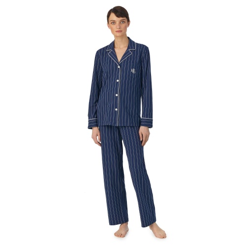 Пижама Ralph Lauren I818702 402 синяя в полоску