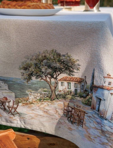 Скатерть Le Gobelin ГРЕЦИЯ ОЛИВКИ 160х250 Артикул: 81762 DolceNoce фото 5