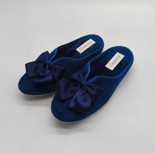 Тапочки Jaimies NATHALIE mule classic blue синие фото 4