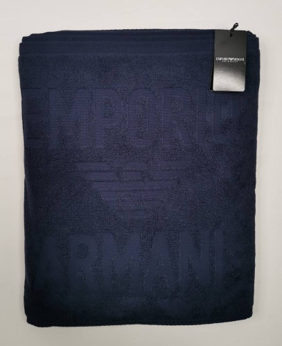 Полотенце Emporio Armani MARE navy blue темно синее 100x170 Артикул: 70227 DolceNoce фото 3