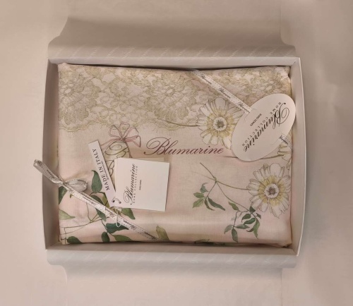 Скатерть Blumarine L`ULIVO 170х270 цвет 02 powder pink розовая Артикул: 94179 DolceNoce фото 4