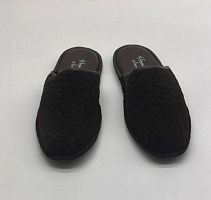 Тапочки мужские Homers SUEDE FONDENTE NAPA TONO 13567R коричневые