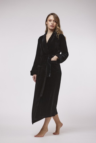 Халат Vivis DANIELA (цвет 00002 Nero) черный фото 3