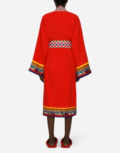 Халат Dolce & Gabbana CARRETTO red красный фото 4