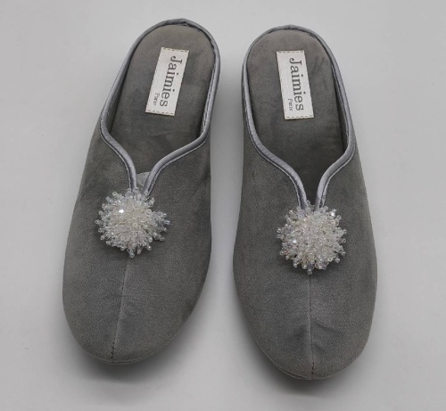 Тапочки Jaimies NATHALIE mule ECLAT DE LUNE grey серые