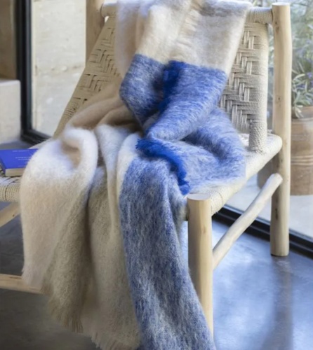 Плед Brun De Vian-Tiran MOHAIR PAYSAGE SALINS 140х180 Артикул: 87432 DolceNoce фото 2