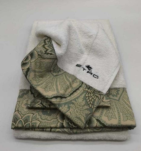 Набор полотенец Etro BLOOM AV818 X0891 green зеленый 60х100+40х60 Артикул: 70123 DolceNoce фото 4