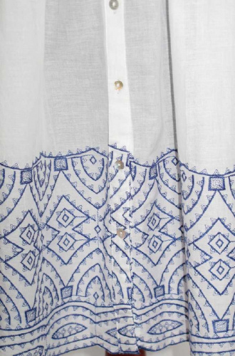 Туника-рубашка Furstenberg BLUE IN WHITE фото 3