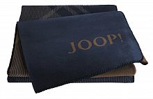 Плед Joop CHECK (769008) marine-karamell 150x200