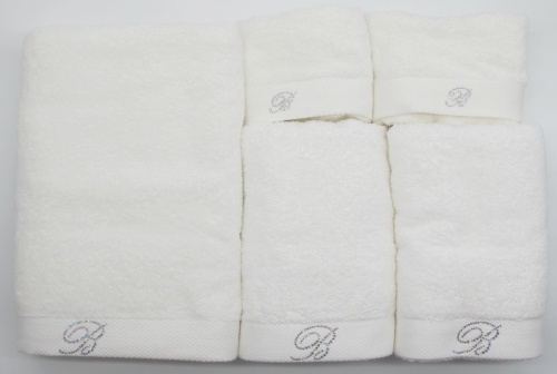 Набор полотенец Blumarine BENESSERE белый 04 white Артикул: 93739 DolceNoce
