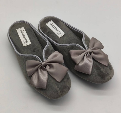 Тапочки Jaimies NATHALIE mule classic grey серые фото 6