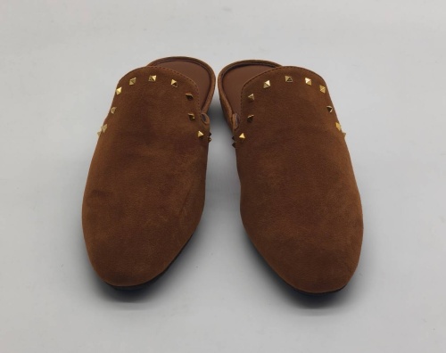 Тапочки женские Homers SUEDE AVELLANA 22277 бежевые фото 2