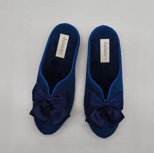 Тапочки Jaimies NATHALIE mule classic blue синие фото 3