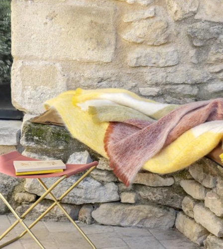 Плед Brun De Vian-Tiran MOHAIR BOURGOGNE 140х180 Артикул: 87433 DolceNoce фото 2