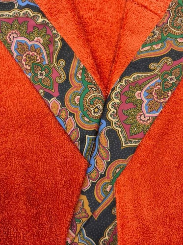 Халат с капюшоном Etro 7PLIES AV800 X0810 orange оранжевый фото 2
