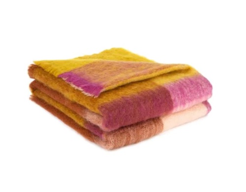 Плед Brun De Vian-Tiran MOHAIR CARREAUX COLLINE 140х180 Артикул: 87434 DolceNoce