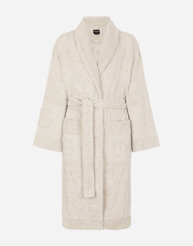 Халат Dolce & Gabbana DG LOGO beige бежевый