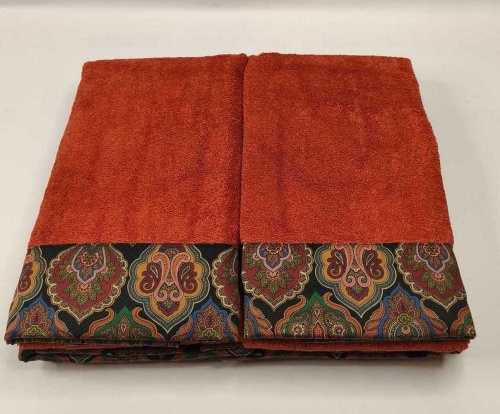 Набор полотенец Etro 7PLIES AV800 X0810 orang оранжевый Пять штук Артикул: 70124 DolceNoce фото 3