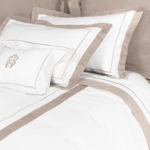 Постельное белье Fazzini DARSENA  0 bianco+corda белый с бежевым фото 3