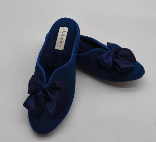 Тапочки Jaimies NATHALIE mule classic blue синие фото 6
