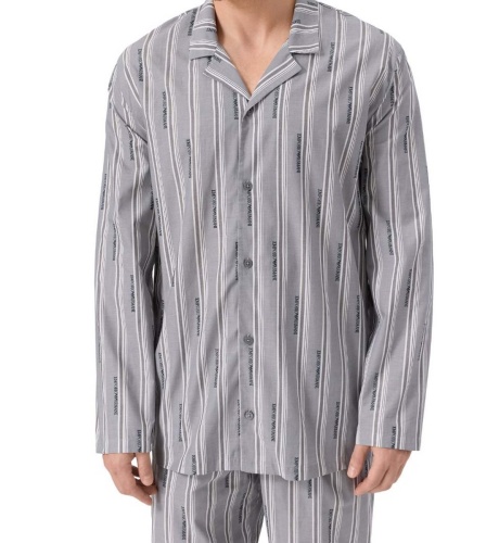 Пижама мужская Emporio Armani DENI EM000615 AF18543 m8222 shaded stripeсе серая фото 2