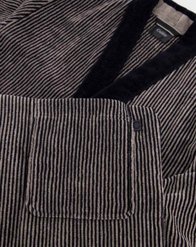 Халат мужской CAWO 5840 (97 natur schwarz темно-серый) фото 5