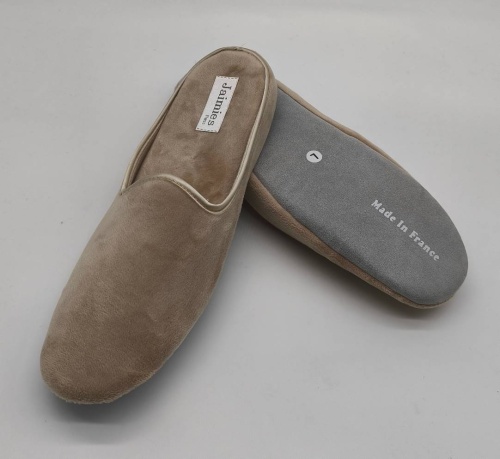 Тапочки Jaimies KEN mule HOMME бежевые фото 5