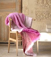 Плед Brun De Vian-Tiran MOHAIR ESSENTIEL FLORAL 140х180