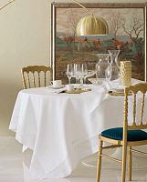 Скатерть Blumarine CERIMONIA 175х300 цвет 04 white белая