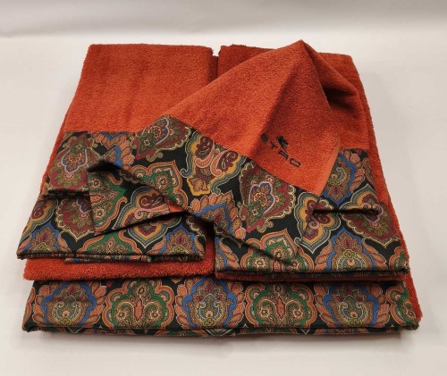 Набор полотенец Etro 7PLIES AV800 X0810 orang оранжевый Пять штук Артикул: 70124 DolceNoce фото 2