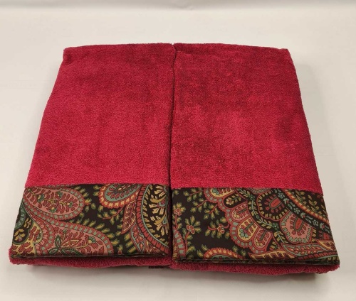 Набор полотенец Etro GIANO AV799 X0865 red красный Пять штук Артикул: 70149 DolceNoce фото 3