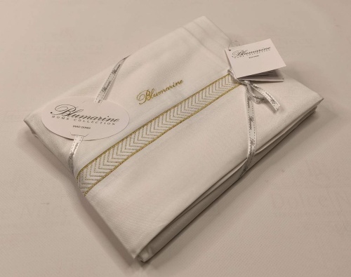 Скатерть Blumarine BISTROT 180х300 цвет белый gold Артикул: 94845 DolceNoce фото 3