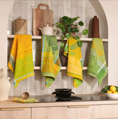 Полотенце Garnier-Thiebaut LES COURGETTES JONQUILLE 56х77 Артикул: 79991 DolceNoce фото 2