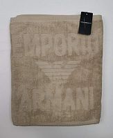 Полотенце Emporio Armani MARE pearl grey бежевое 100x170