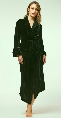 Халат Vivis DANIELA (цвет 01210 olive) оливковый фото 3