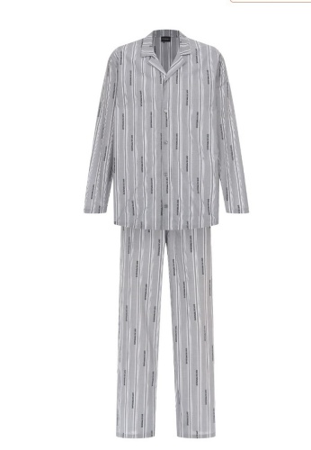 Пижама мужская Emporio Armani DENI EM000615 AF18543 m8222 shaded stripeсе серая