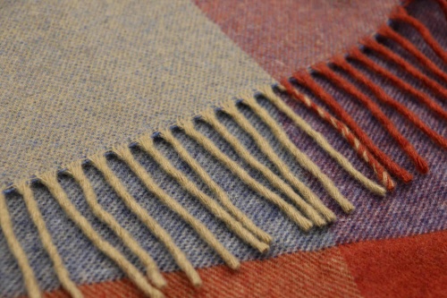 Плед Biederlack NATURALS&PLAIDS (819147) pleasant ruby 130х170 Артикул: 79261 DolceNoce фото 5
