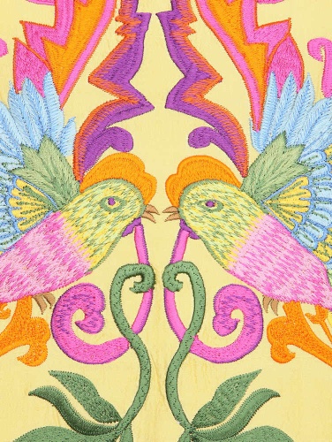 Подушка декоративная Etro BIRDS AR494 Y0106 giallo 45x45 Артикул: 69963 DolceNoce фото 3