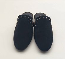 Тапочки женские Homers SUEDE BLACK 22277 черные