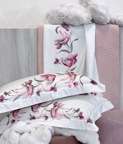 Постельное белье Blumarine FLEURETTE 02 ribes розовое