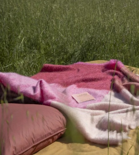 Плед Brun De Vian-Tiran MOHAIR ESSENTIEL FLORAL 140х180 Артикул: 87430 DolceNoce фото 2